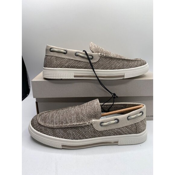 Kenneth Cole Reaction Men's Greige Trace Knit Slip On Shoes Size 7.5M NIB - Picture 2 of 4